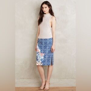 Anthropologie Becancour Pencil Skirt